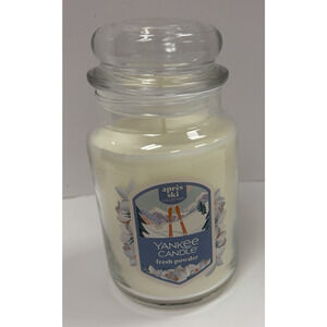 Yankee Candle Fresh Powder 22 oz Large Jar - Apres Ski Collection NEW